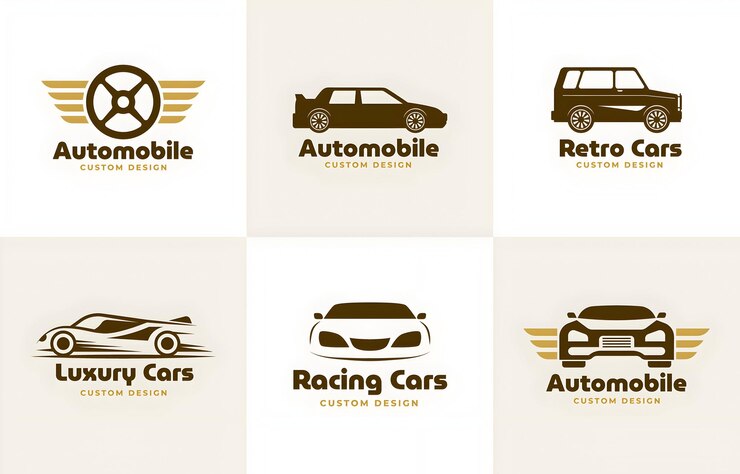 Photo 自動車部品や車のロゴのコレクション