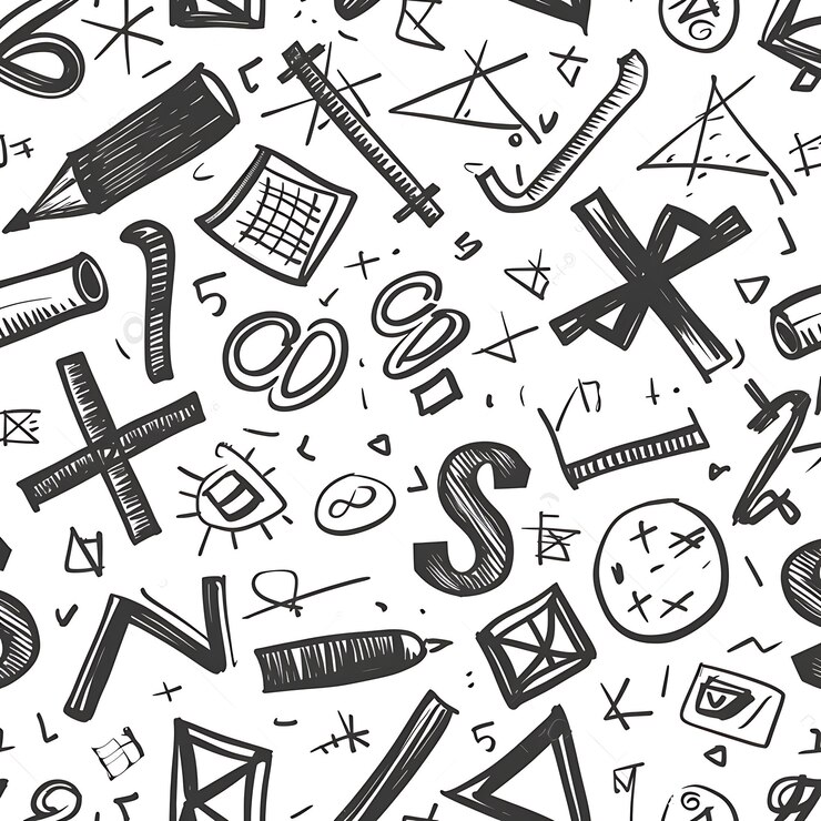 Photo a collection of objects including the letter s and the word s