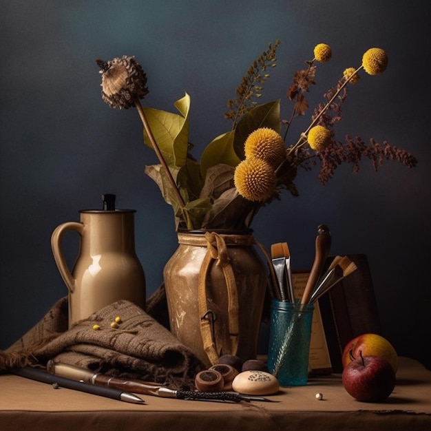 A Collection of Objects in a Unique Composition