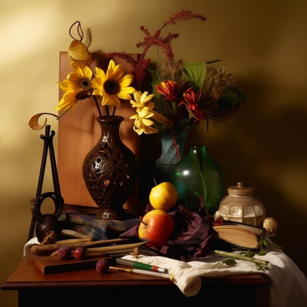 A Collection of Objects in a Unique Composition