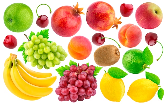 Фото Коллекция разных фруктов и ягод
