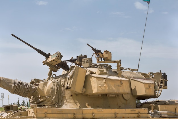 Collection of old tanks and armored vehicles in israel