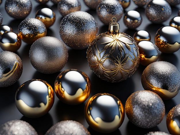 A collection of ornaments on a table