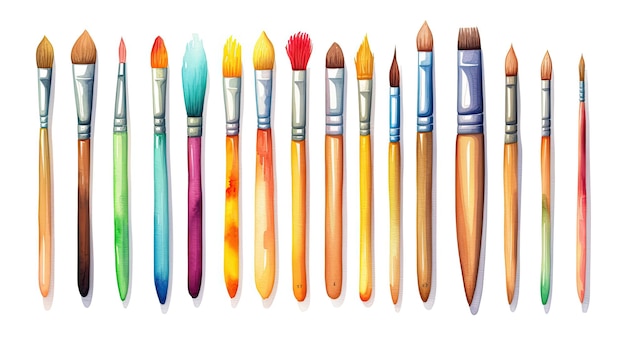 a collection of pencils with different colors.