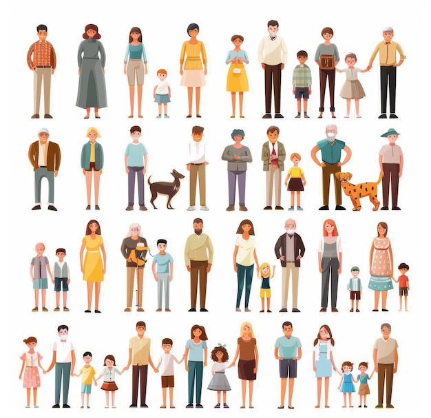 a collection of people from the people of the world
