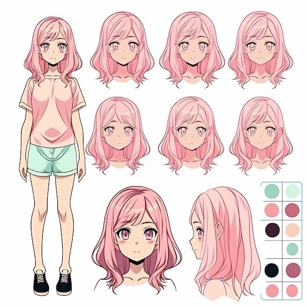 Top more than 65 anime hair reference female - in.duhocakina