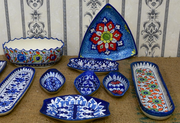 A collection of pottery from the state of iran.