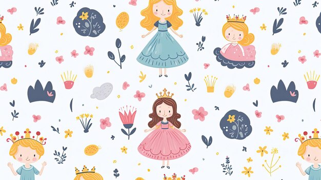 A collection of princesses and princesses.