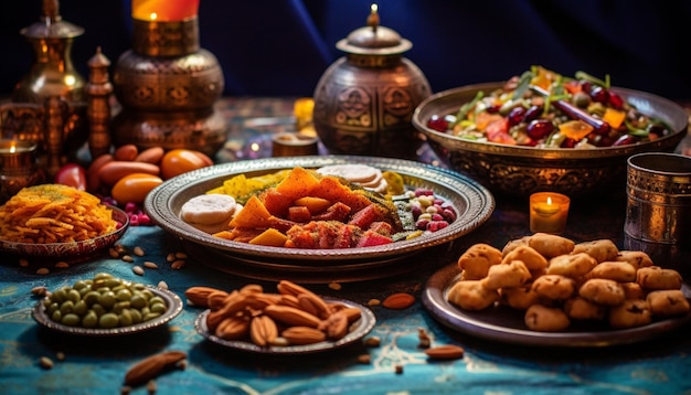 a collection of Ramadanthemed sweets