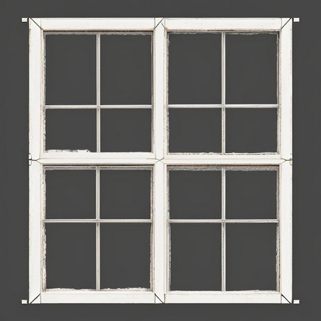 Photo collection of real vintage wooden house window frame sets