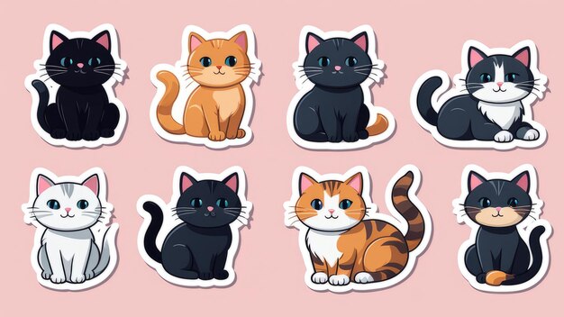 Collection set of Cat elements