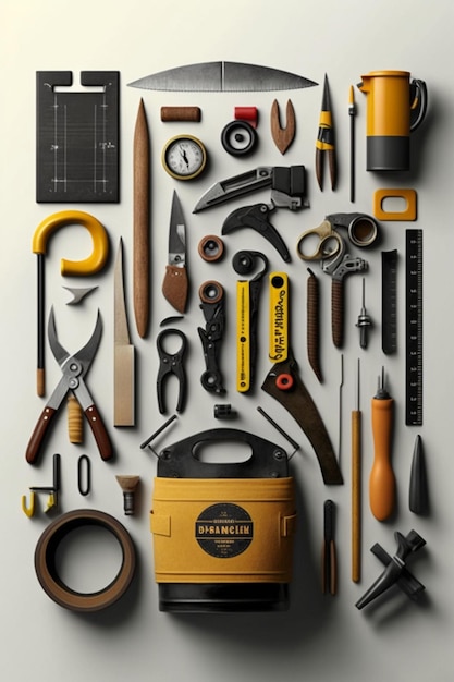 A collection of tools including a tool called dummies.