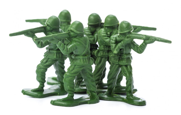 Collection of traditional toy soldiers