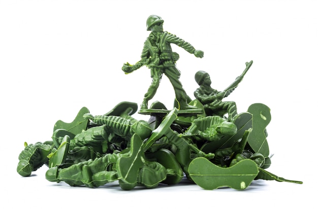 Collection of traditional toy soldiers