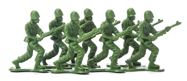 Collection of traditional toy soldiers