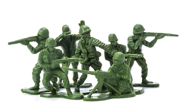 Collection of traditional toy soldiers