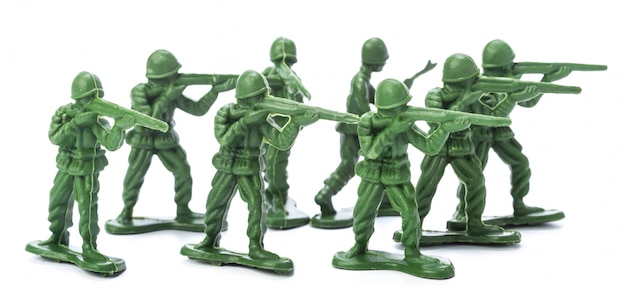 Collection of traditional toy soldiers