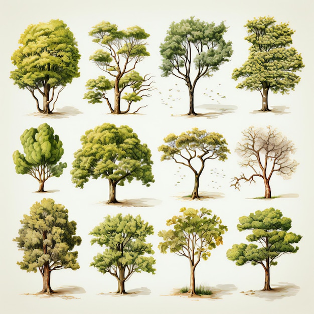 Foto alberi da collezione