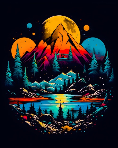 A collection of unique tshirt designs that capture various themes and styles