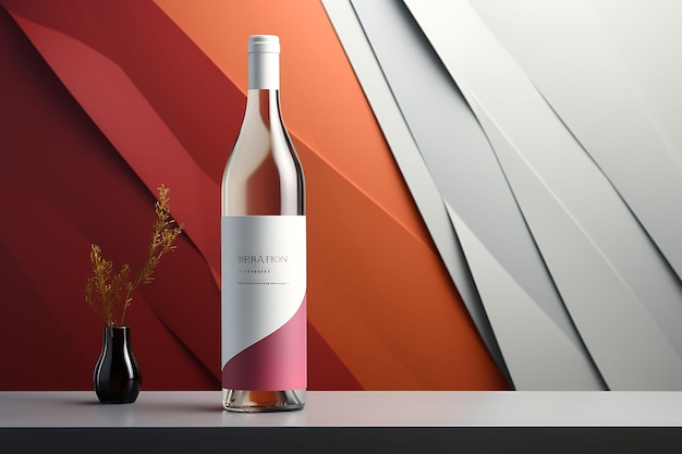 Photo collection of wine bottle asymmetrical angular design recycled glass packa creative design ideas