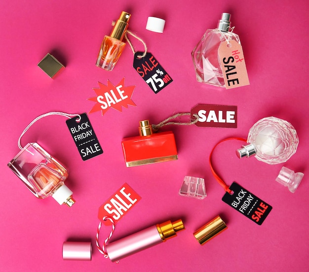 Premium Photo Collection of women perfume on sale