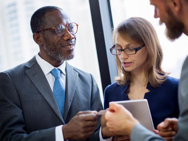 Collega&#39;s Conferentie Teamwork Ideeën Concept