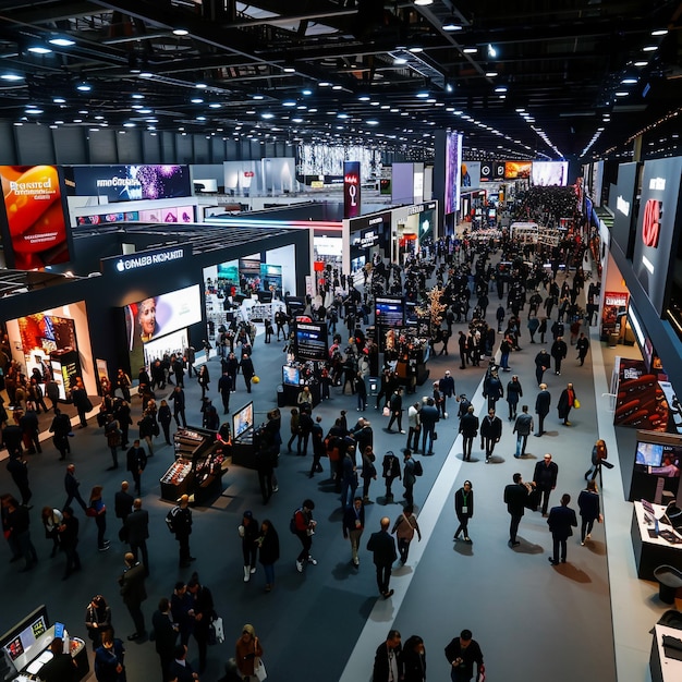 Photo cologne germany august 22 2017 is a trade fair for video games held annually at the