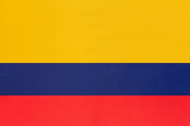 Colombia nationale vlag stof