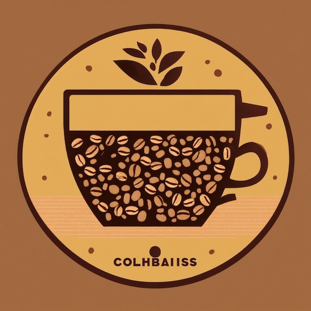 Photo colombian coffee logo design