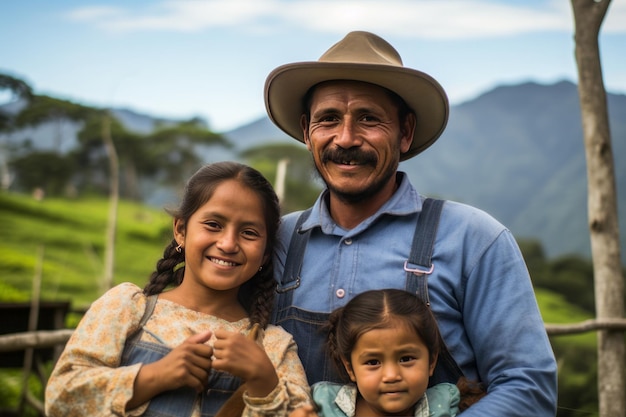 Colombian families lactam farm finch Colombian couples family