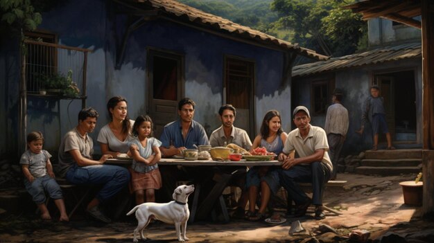 Colombian Family People