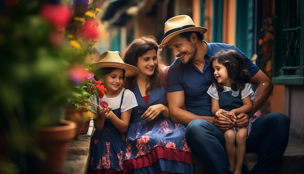 Colombian family photography