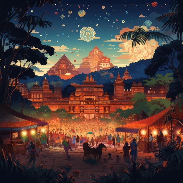 Premium Photo Colombian festivals 2024