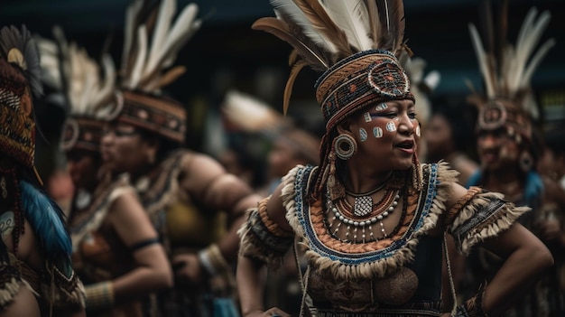 상상력의 눈을 통한 콜롬비아 축제 매혹적이고 생생한 사진