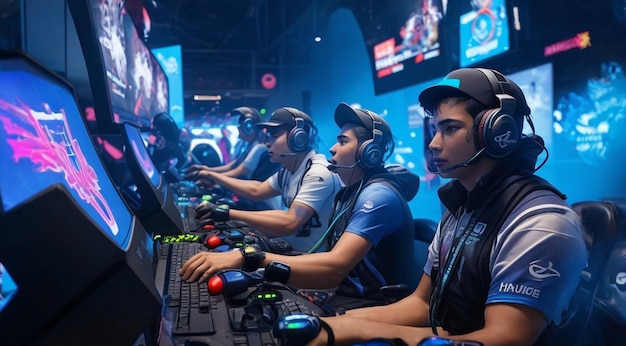 Colombian Gamers in Intense Online Tournament