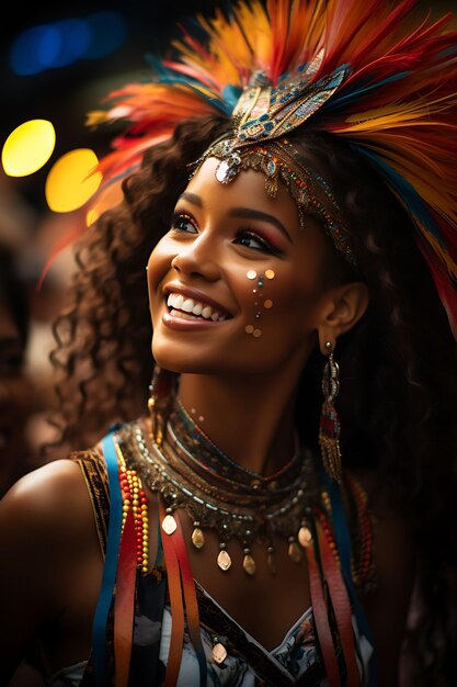 Colombian People Celebrating Their Vibrant Culture and National Pride with Traditional Flags