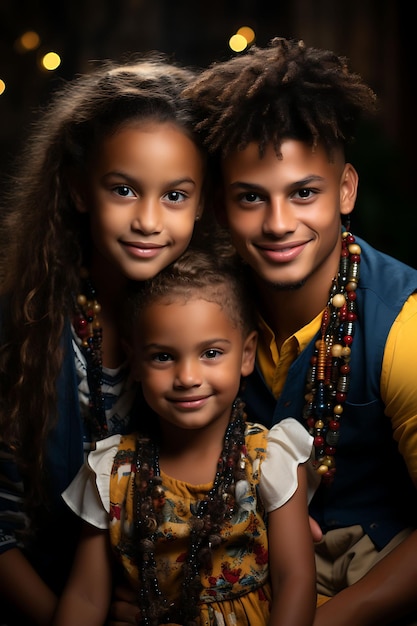 Colombian People Celebrating Their Vibrant Culture and National Pride with Traditional Flags