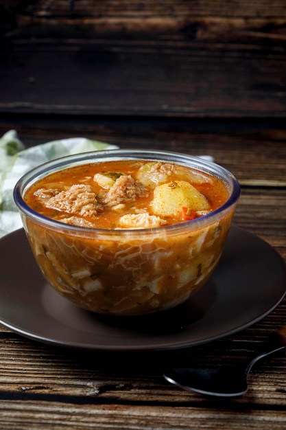 Colombian traditional tripe soup