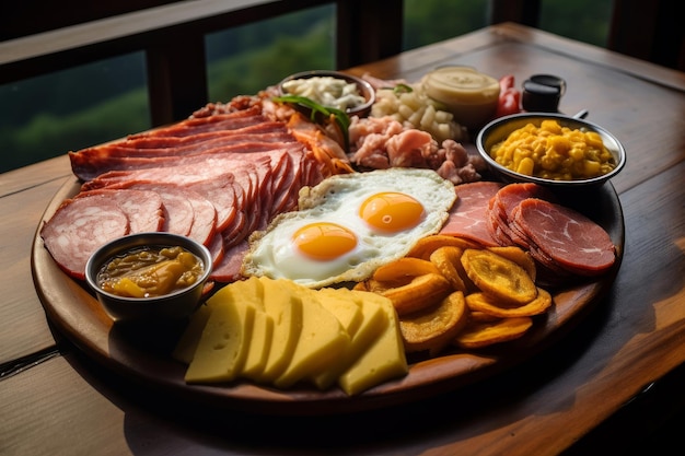 Колумбийское знаковое блюдо Bandeja Paisa