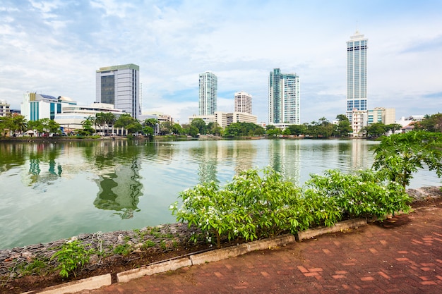 Colombo city skyline view