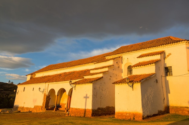 Photo colonial architecture in peru