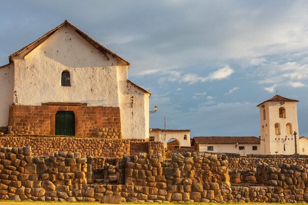 Photo colonial architecture in peru