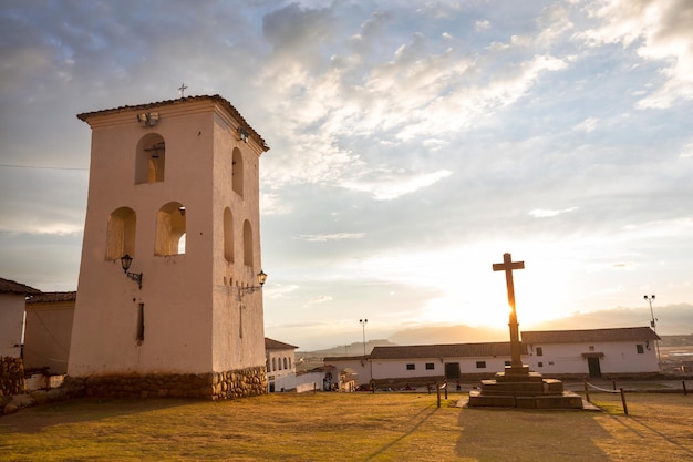 Photo colonial architecture in peru