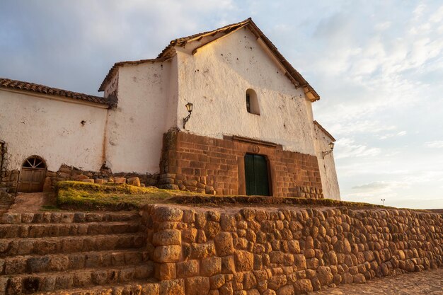 Photo colonial architecture in peru