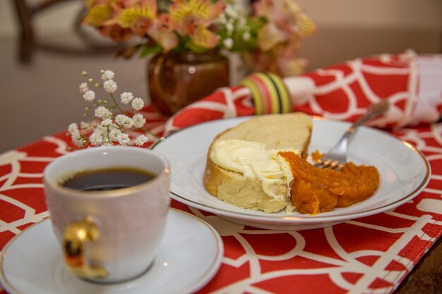 Colonial breakfast brazil