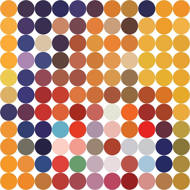 color background with the round dot