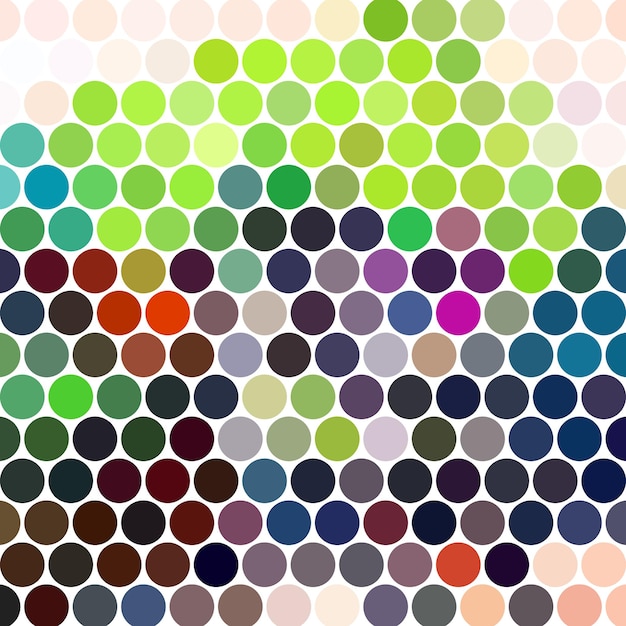 color background with the round dot