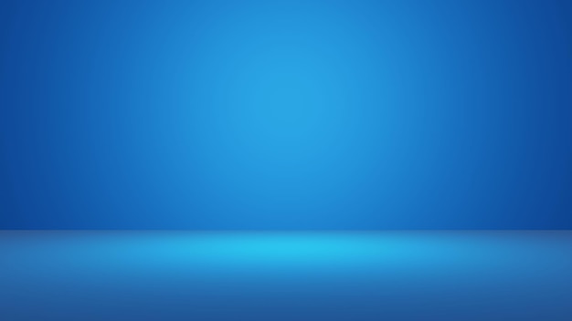 Color blue room background interior, abstract empty podium