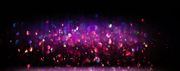 Color bokeh abstract background