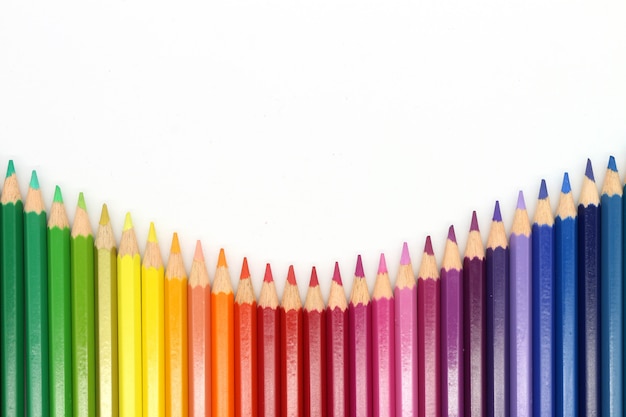 Color Colorful pencils composition